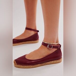 NIB Free People Mason Ballet Espadrille Shoes